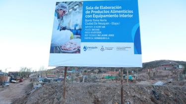 El sitio donde será construida la nueva sala de elaboración de alimentos.  Foto: Prensa Municipal. 