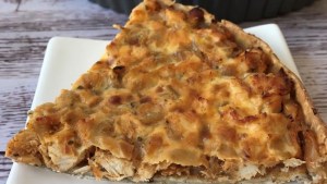 Tarta de pollo caramelizada