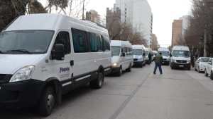 Transportistas instalados en Casa de Gobierno: le reclaman ayuda a Gutiérrez