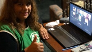 Covid-19: La dirigente de ATE Rosa Ñanco dio positivo