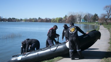 Encontraron el cuerpo de una mujer en el río Negro, en Viedma. 
Foto: Pablo Leguizamon
