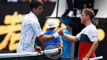 El Peque nunca pudo derrotar a Djokovic en cuatro enfrentamientos.