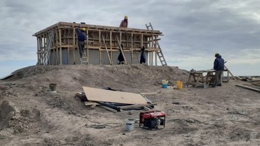 La nueva planta cloacal de Viedma presenta un avance del 62%