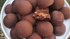 Bombones de chocolate caseros