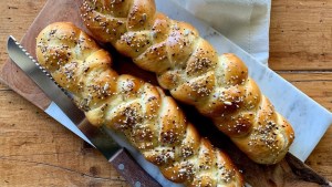 Trenza de pan de huevo muy fácil de hacer