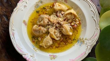Capeletti de zucca con manteca de tomillo