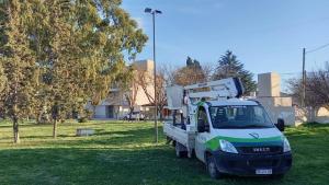 Amplían el recambio de luminarias LED en Viedma