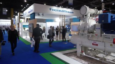 El Clúster Vaca Muerta tuvo su stand y fue el centro de diversas reuniones en la edición 2019. (Foto: archivo)