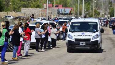 Video: así despidieron los restos de la enfermera de Regina fallecida