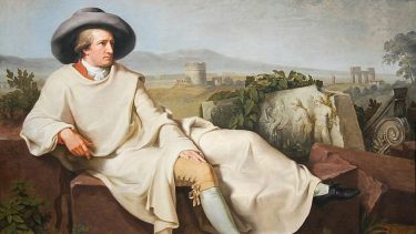 Johann Goethe, autor de "Fausto".