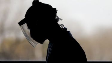 Hospital Posadas, Buenos Aires. Foto: Natacha Pisarenko para AP.-