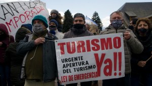 Nueva protesta por el regreso del turismo a Bariloche