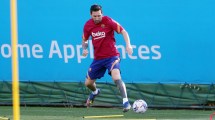 Imagen de Así fue la vuelta de Messi a los entrenamientos de Barcelona