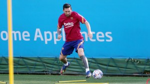 Así fue la vuelta de Messi a los entrenamientos de Barcelona