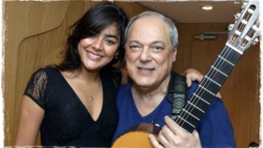 Toquinho dará su show desde San Pablo, junto a Camilla Faustino.