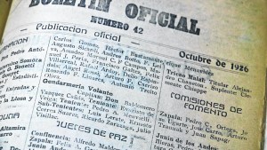 Cien años del Boletín Oficial de Neuquén