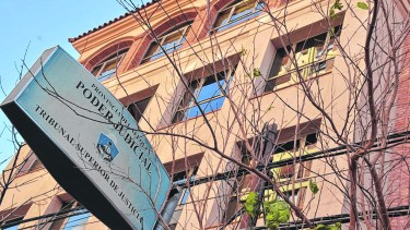 La sede del TSJ de Neuquen. Foto: Archivo