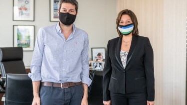 El ministro hizo mención a sus charlas con la gobernadora de Río Negro.