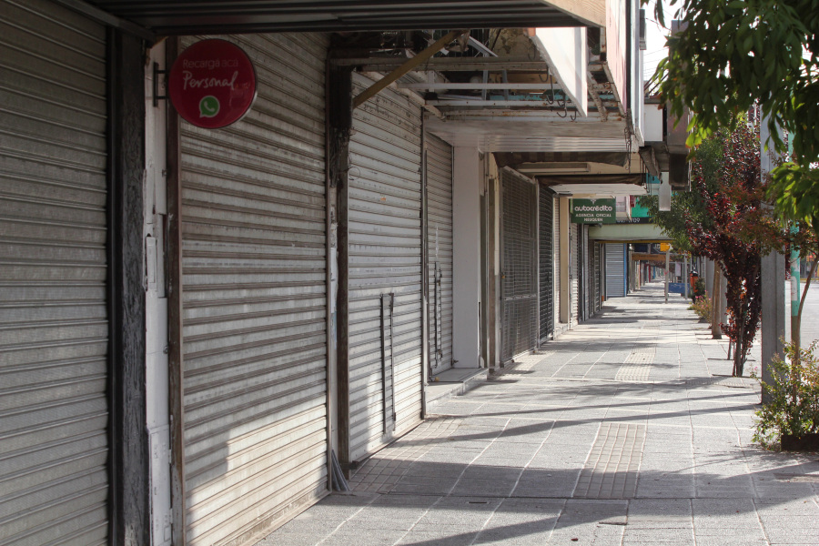 En 2020 los locales comerciales debieron cerrar sus puertas, muchos de ellos no volvieron a abrir
