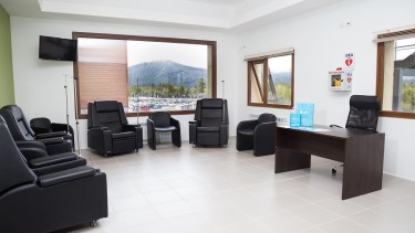El área de tratamientos cuenta con lugar para 10 pacientes. Foto: gentileza