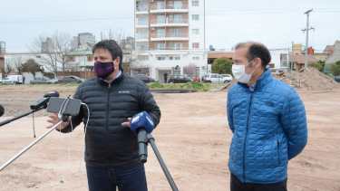 Gaido asiste con el gobernador Omar Gutiérrez a las inauguraciones del anviversario