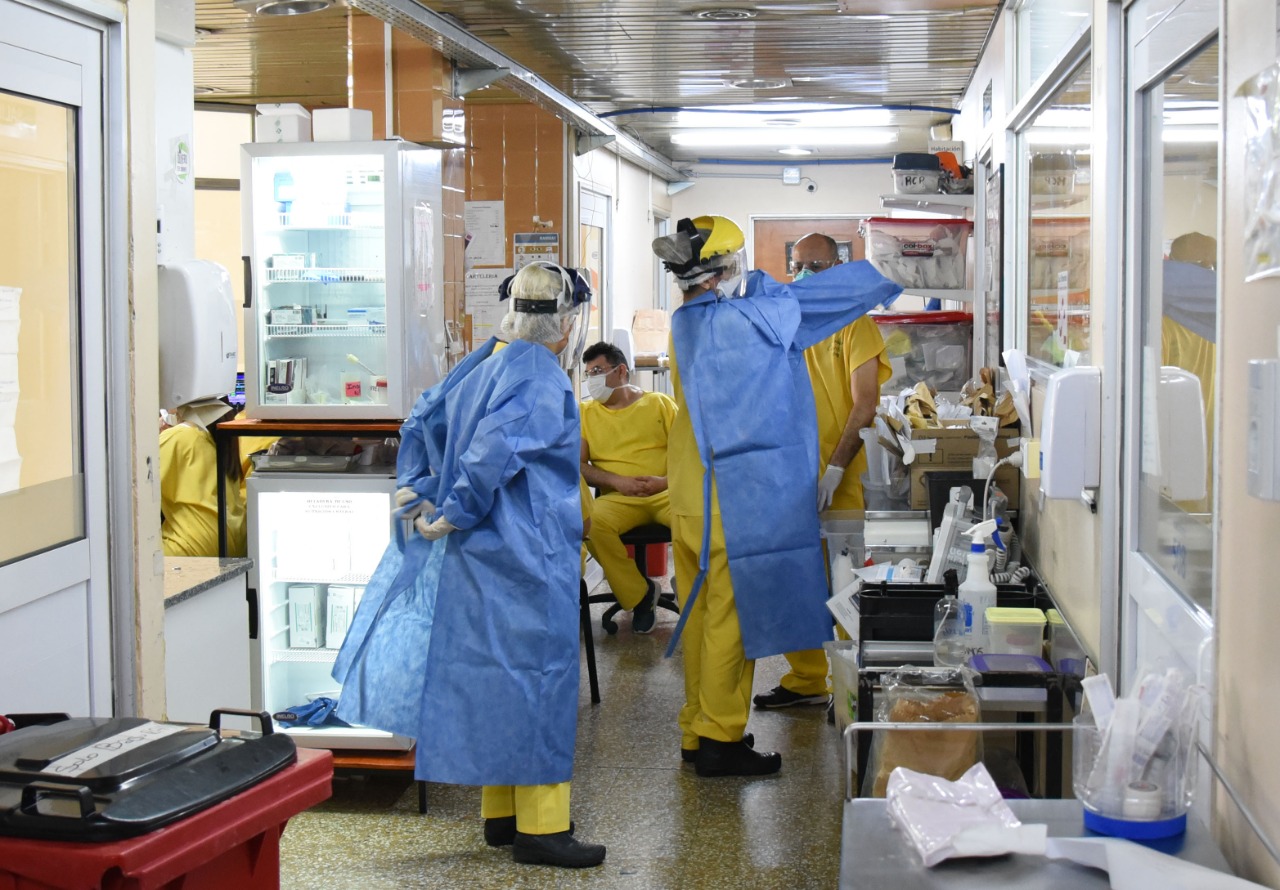 Los equipos de salud están trabajando al límite de su capacidad. Foto: archivo Florencia Salto.
