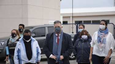 El subsecretario del ministerio de Salud de Nación, Alejandro Collia, acompañó a los equipos. Foto: Florencia Salto.