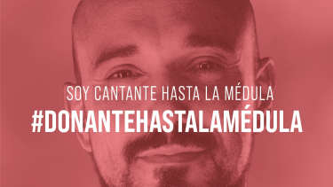 El cantante Abel Pintos es una de las tantas personalidades que se sumó a esta campaña solidaria para la donación de médula ósea.
