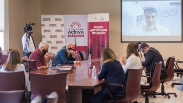 El exministro de Mauricio Macri, Alfonso Prat Gay, fundamentó el proyecto de Juntos por el Cambio (Legislatura Neuquén)