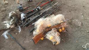 Secuestraron armas de fuego y productos de caza ilegal en Picún Leufú