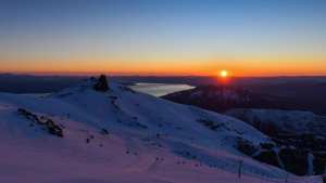 Último día de esquí en el cerro Catedral
