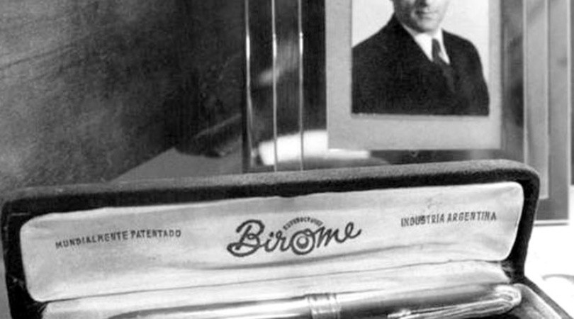 La birome la patentó en 1938, en Hungría. La primera fábrica fue en Argentina. Foto: Filo news