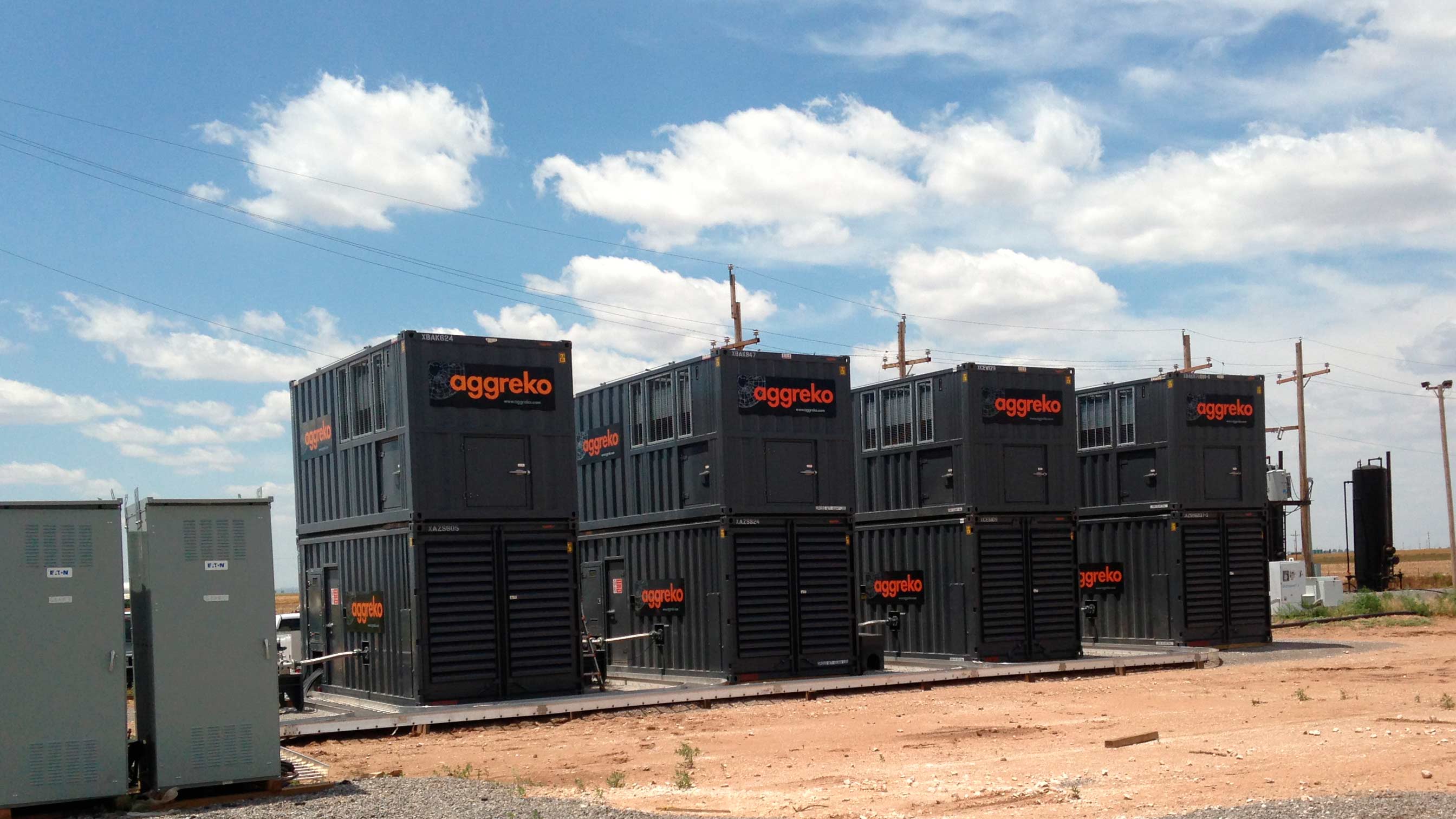 Aggreko suministra 9 MW de potencia utilizando gas del mismo del área de Vaca Muerta. (Foto: gentileza)