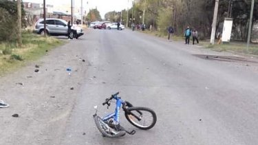 El siniestro ocurrió el sábado en Villa Regina. Por el impacto, un niño de 7 años falleció. Foto: gentileza.-