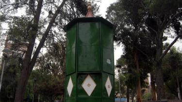 El primer kiosco que funcionó en la ciudad de Neuquén. No era del programa municipal. Hoy es monumento histórico.