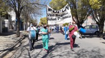 Imagen de Trabajadores del hospital se movilizaron contra la propuesta salarial