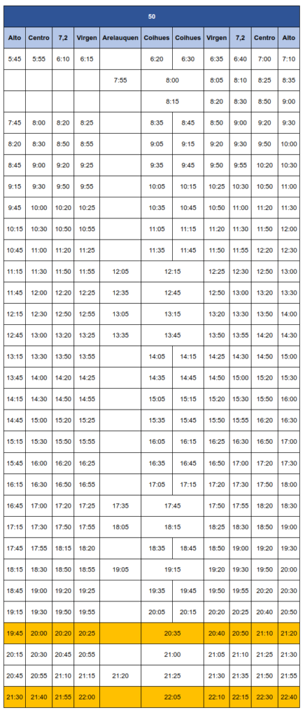Suman servicios nocturnos en el transporte de Bariloche