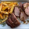Imagen de Otra idea para sorprender: ojo de bife con papas al horno