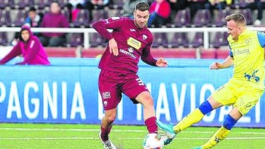 Facundo Grillo luce ahora la camiseta del Trapani Calcio, un equipo de Italia que acaba de ascender a la serie B. Foto: gentileza