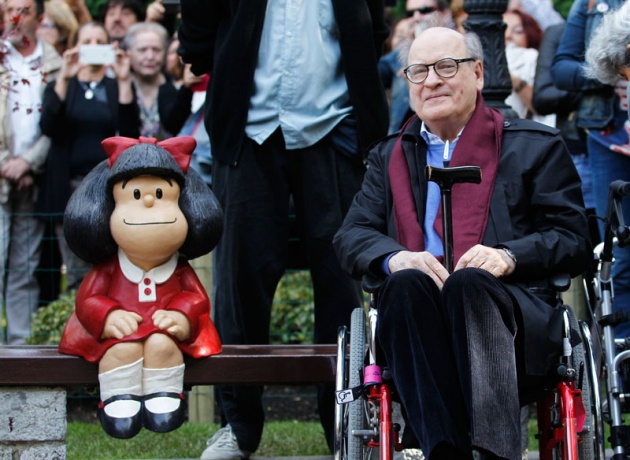 Murió Quino, el creador de Mafalda.