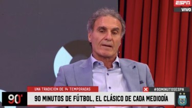 El exfutbolista Oscar Ruggeri se encuentra aislado. Había estado reunido con un amigo que luego le confirmó que estaba contagiado. Foto: Captura TV