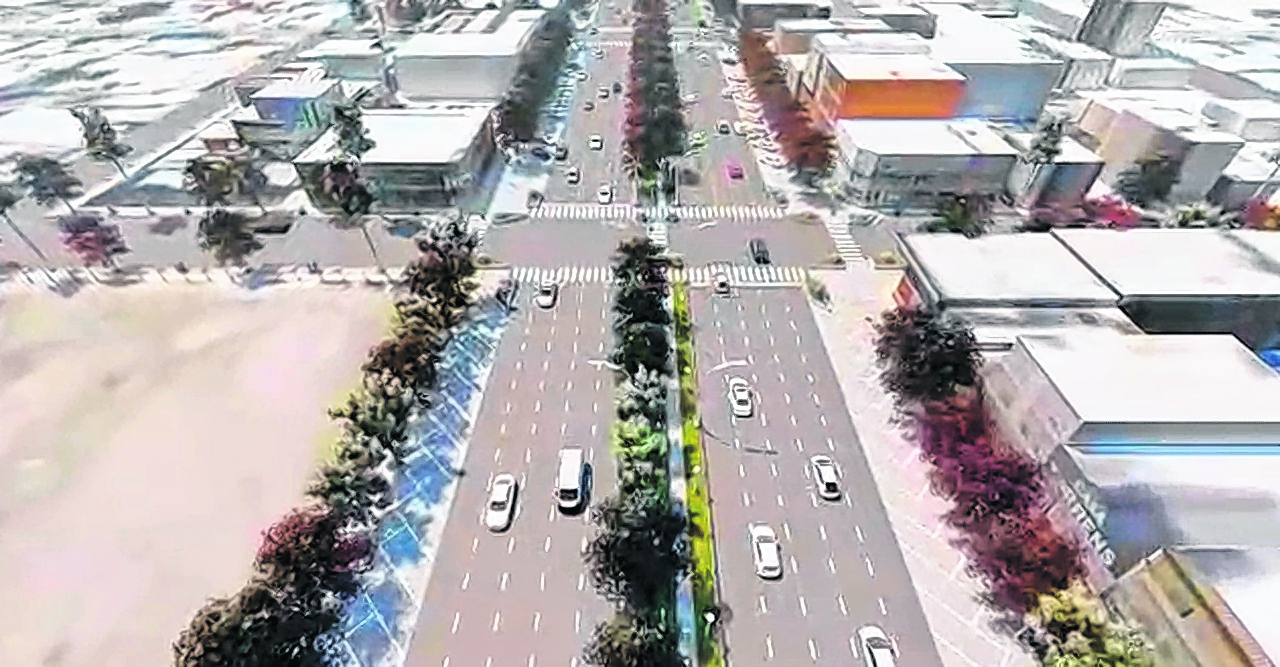 El nuevo diseño contará con cinco carriles por lado. En el medio se construirá una senda peatonal.  