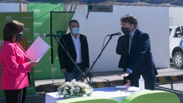 Viedma - 28/09/2020. Asuncion de Gaaston Perez Esteban Como Fiscal de Estado de Rio negro y Betiana Minor como Ministra de Seguridad.

foto : pablo leguizamon