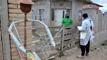 El  primer operativo se realizó en el barrio Santa Clara. Foto: Marcelo Ochoa