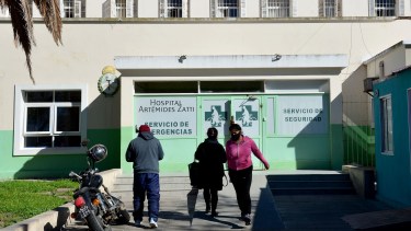 La víctima estuvo internado durante cuatro días en el hospital Zatti. Foto: Marcelo Ochoa
