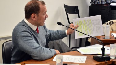 Puntel presidió la audiencia de formulación de cargos. Foto: Marcelo Ochoa.