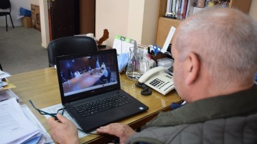 Zgaib, durante la reunión del Consejo Federal de Salud. Foto: gentileza.