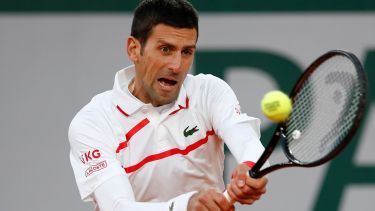 Nole ganó pero perdió su primer set del torneo. (Foto: AP)