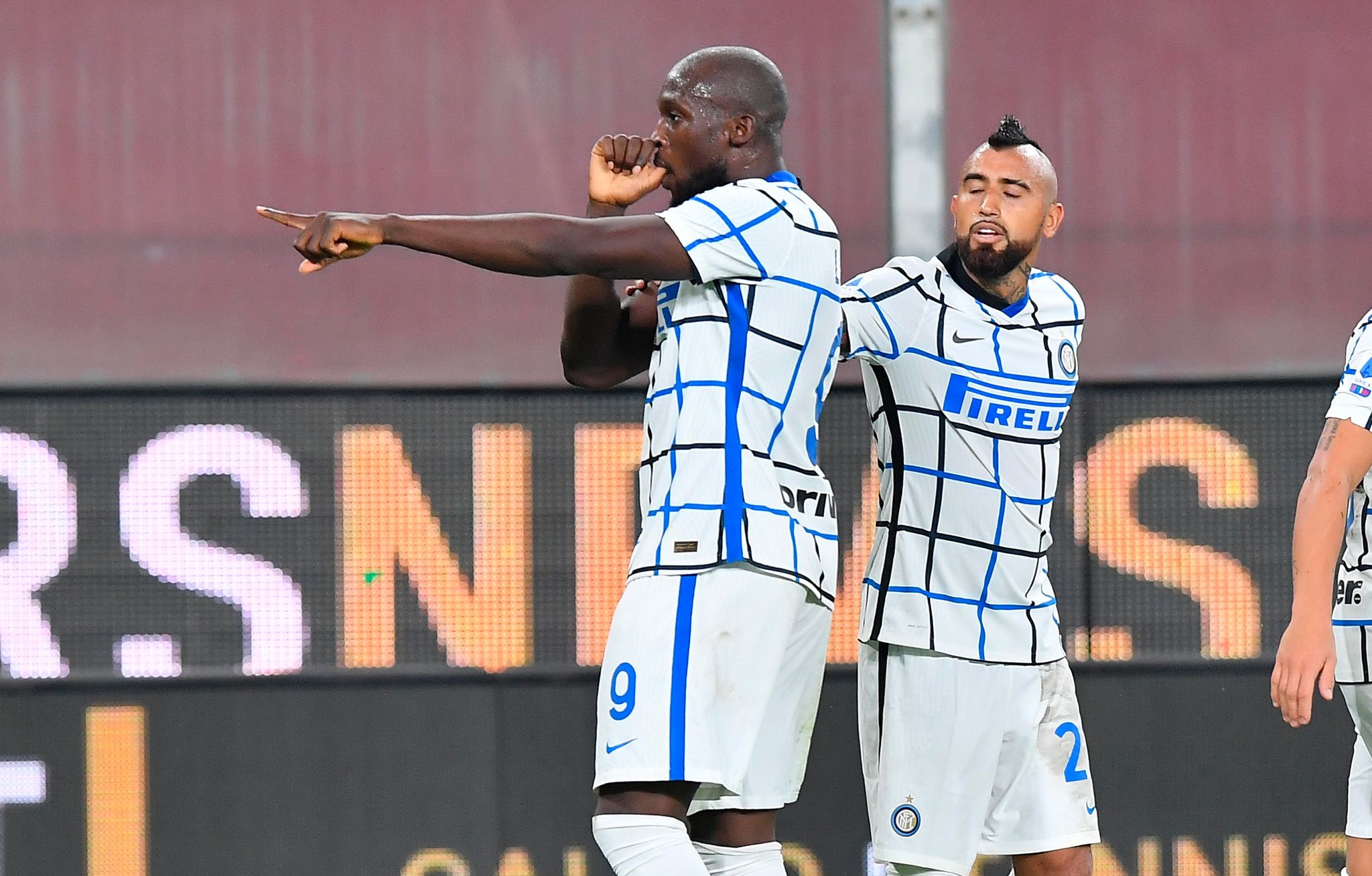 Lukaku abrió el marcador en el triunfo de Inter ante Genoa. (Foto: AP)