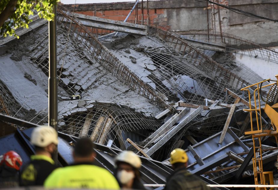 Buenos Aires: Rescataron a seis obreros tras el derrumbe en una obra